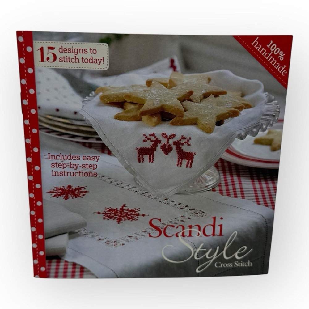 Cross Stitcher Magazine Insert Scandi Style Cross Stitch Booklet 15 Designs Xmas